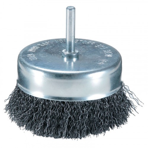 Escova de aço tipo copo arame ondulado 1.1/2 Escova de aço tipo copo arame ondulado 1.1/2