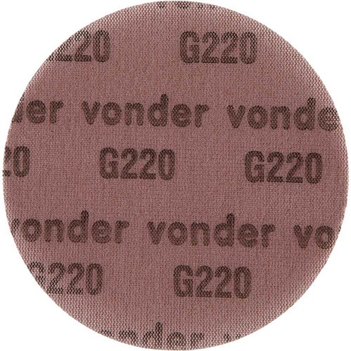 Disco de lixa telado 225 mm gr�o 220 com 5 pe�as