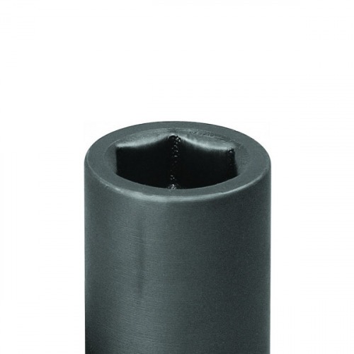 Soquete sextavado longo de impacto 17 mm com encaixe de 1/2