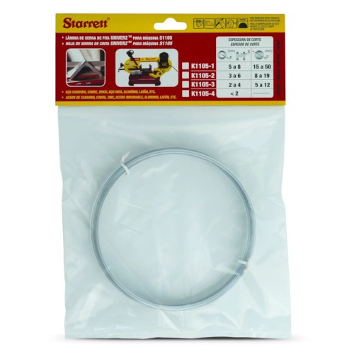 Lâmina para serra de fita S1105 1,33 m 10 dentes - Univerz Lâmina para serra de fita S1105 1,33 m 10 dentes - Univerz