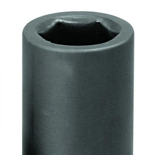Soquete sextavado longo de impacto 19 mm com encaixe de 3/4