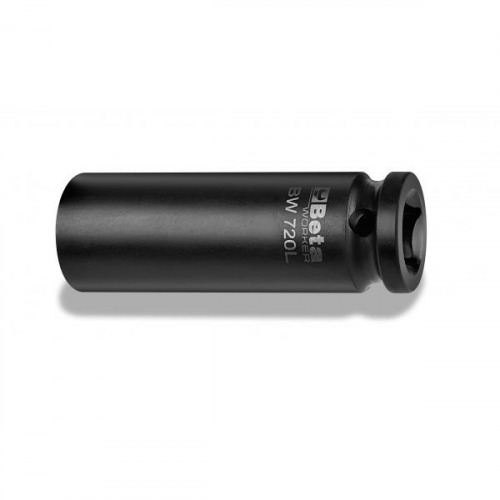 Soquete sextavado longo de impacto 17 mm com encaixe de 1/2 Soquete sextavado longo de impacto 17 mm com encaixe de 1/2