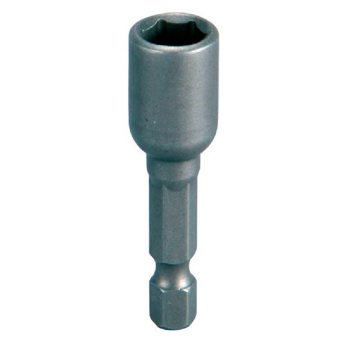 Soquete magnético sextavado 6 x 50 mm encaixe de 1/4 Soquete magnético sextavado 6 x 50 mm encaixe de 1/4