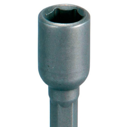 Soquete magnético sextavado 6 x 50 mm encaixe de 1/4 Soquete magnético sextavado 6 x 50 mm encaixe de 1/4