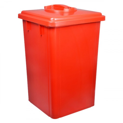 Cesto coletor de lixo 100L tampa flip top sem adesivo - CD12VM Cesto coletor de lixo 100L tampa flip top sem adesivo - CD12VM