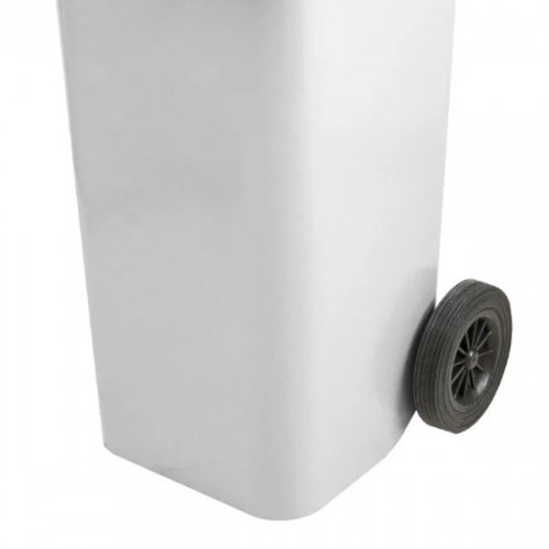Cesto de lixo gari 120L sem adesivo com rodas de 200mm - C120BR Cesto de lixo gari 120L sem adesivo com rodas de 200mm - C120BR