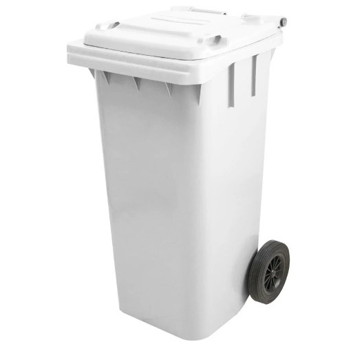 Cesto de lixo gari 120L sem adesivo com rodas de 200mm - C120BR Cesto de lixo gari 120L sem adesivo com rodas de 200mm - C120BR