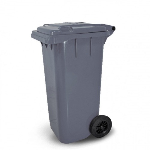 Cesto de lixo gari 120L sem adesivo com rodas de 200mm - C120CZ Cesto de lixo gari 120L sem adesivo com rodas de 200mm - C120CZ