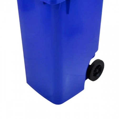 Cesto de lixo gari 240L com rodas de 200 mm sem pedal - C240AZ Cesto de lixo gari 240L com rodas de 200 mm sem pedal - C240AZ