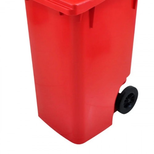 Cesto de lixo gari 240L com rodas de 200 mm sem pedal - C240VM Cesto de lixo gari 240L com rodas de 200 mm sem pedal - C240VM