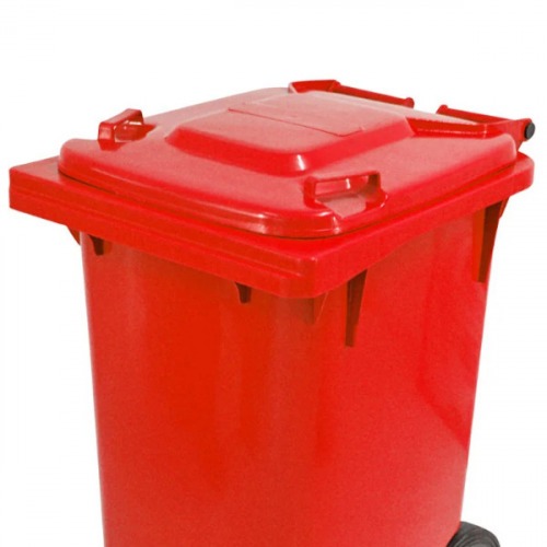 Cesto de lixo gari 240L com rodas de 300 mm sem pedal - C241VM Cesto de lixo gari 240L com rodas de 300 mm sem pedal - C241VM