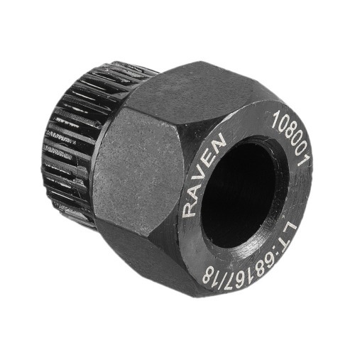 Chave 33 dentes e sextavado externo 22 mm para a polia tipo roda livre - 108001 Chave 33 dentes e sextavado externo 22 mm para a polia tipo roda livre - 108001