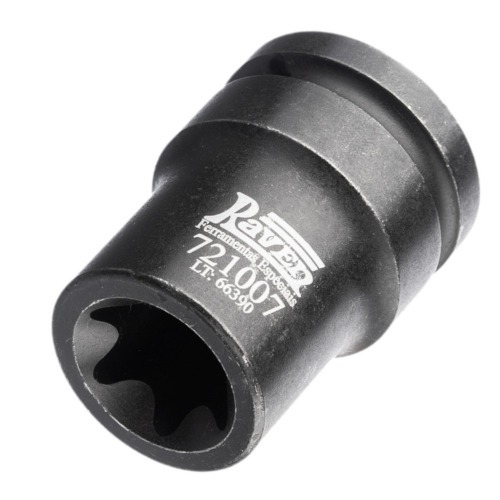 Soquete hexalobular E28 com encaixe de 3/4 Soquete hexalobular E28 com encaixe de 3/4