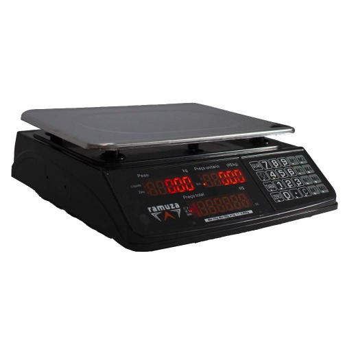 Balan�a digital computadora a bateria 31Kg x 5g display de LED - DCRL M8  110V/220V