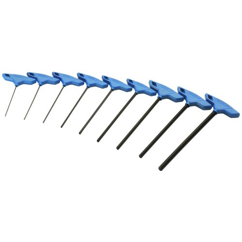 Jogo de chave allen cabo T 2 a 10 mm 9 peças - 42T-9M Jogo de chave allen cabo T 2 a 10 mm 9 peças - 42T-9M