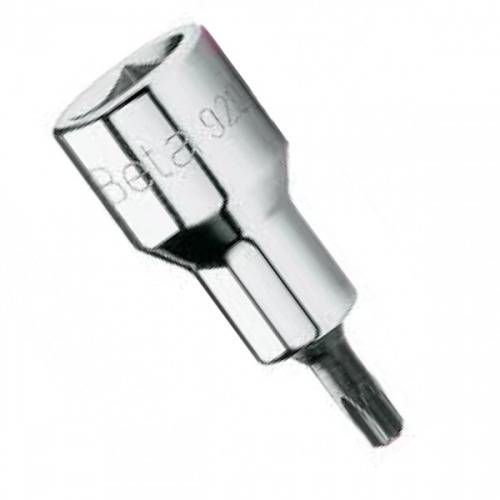 Soquete ponta hexalobular com guia T60 encaixe 1/2