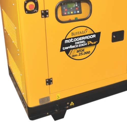 Gerador de energia 25 Kva a diesel cabinado com painel ATS trif�sico 220V - BFDE 25.000