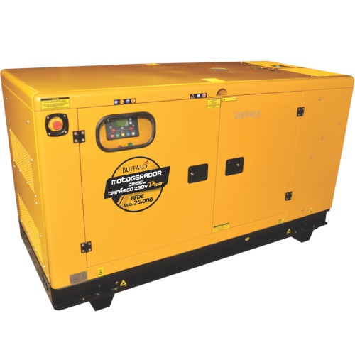 Gerador de energia 25 Kva a diesel cabinado com painel ATS trif�sico 220V - BFDE 25.000