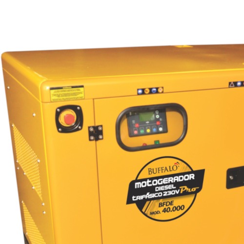 Gerador de energia 40 Kva a diesel cabinado com painel ATS trifásico 380V- BFDE 40.000 Gerador de energia 40 Kva a diesel cabinado com painel ATS trifásico 380V- BFDE 40.000