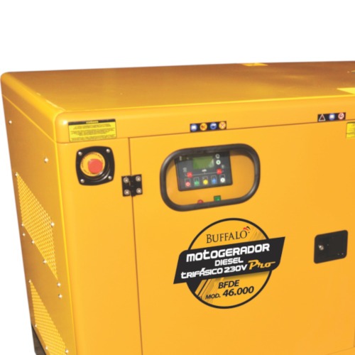 Gerador de energia 46 Kva a diesel cabinado com painel ATS trif�sico 380V - BFDE 46.000