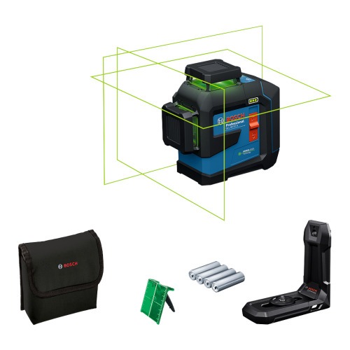 Nível a laser verde a bateria 60/160m com acessórios Sem Bateria - GLL 80-33 G Nível a laser verde a bateria 60/160m com acessórios Sem Bateria - GLL 80-33 G