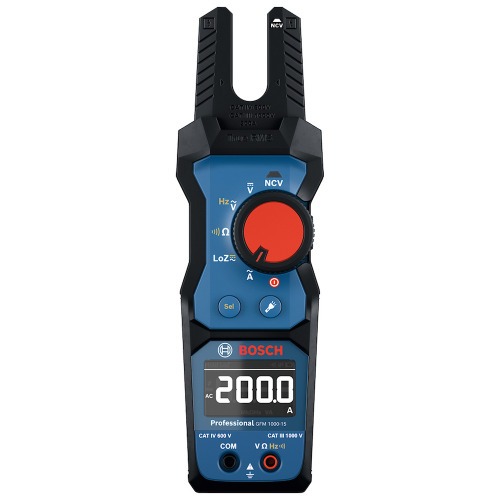 Alicate amperímetro digital 200A True RMS CAT IV 600V - GFM 1000-15 Alicate amperímetro digital 200A True RMS CAT IV 600V - GFM 1000-15