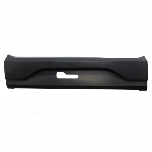 Para-choque Saveiro G4 G3 2� fase 2003 a 2010 preto traseiro centro liso parcial - 6483