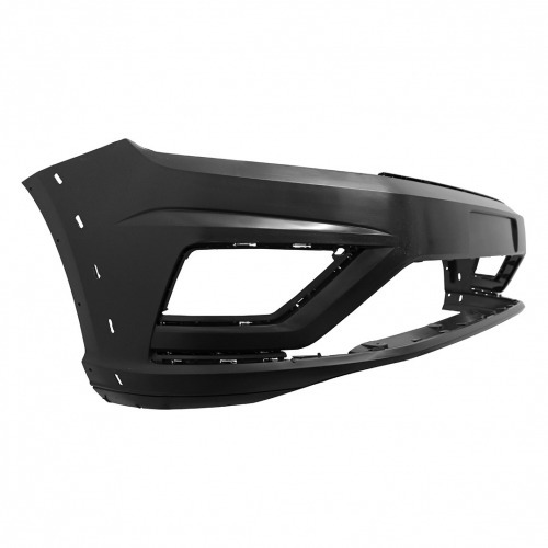 Para-choque Saveiro G7 2017 a 2020 preto dianteiro texturizado - 6631 