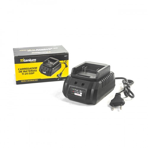 Carregador de baterias 21,5V - TI-21/55P Carregador de baterias 21,5V - TI-21/55P