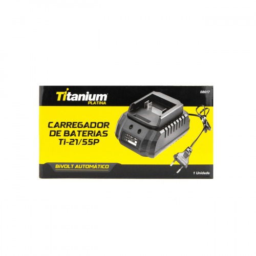 Carregador de baterias 21,5V - TI-21/55P Carregador de baterias 21,5V - TI-21/55P