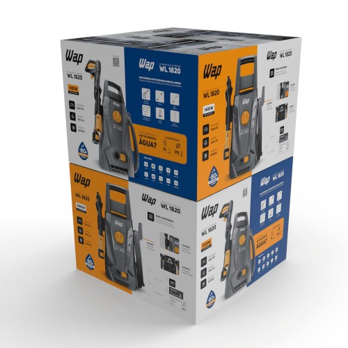 Lavadora de alta pressão com Desentupidora 1.500 libras - WL 1820 Ultra 220V Lavadora de alta pressão com Desentupidora 1.500 libras - WL 1820 Ultra 220V