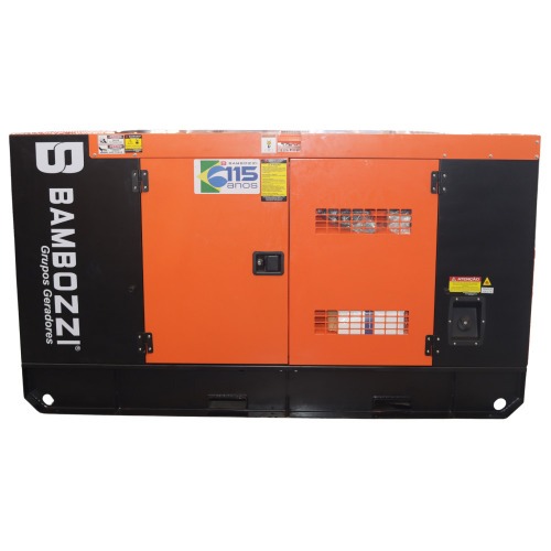 Gerador de energia 30 Kva a diesel cabinado trifásico 220/127V - BA30-R Gerador de energia 30 Kva a diesel cabinado trifásico 220/127V - BA30-R