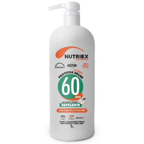 Protetor solar com repelente 1 iitro FPS 60 - 62836 Protetor solar com repelente 1 iitro FPS 60 - 62836