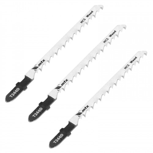 L�mina serra tico-tico 75 mm 6 dentes para madeira 3 pe�as - 782159