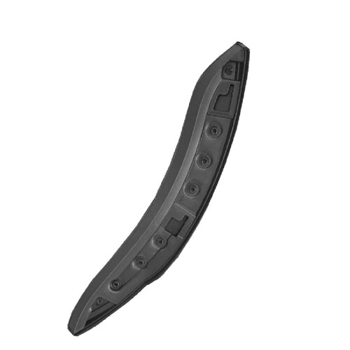 Moldura porta Mobi Way 2016 a 2021 Trek/Like 2021 a 2025 traseiro esquerdo preto texturizado - 3343