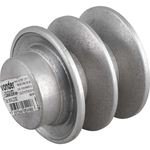 Polia de alum�nio 2 canais B 60 mm - 6684220060