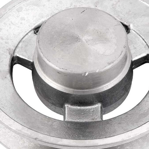 Polia de alumínio 1 canal A 100 mm - 6684110100 Polia de alumínio 1 canal A 100 mm - 6684110100