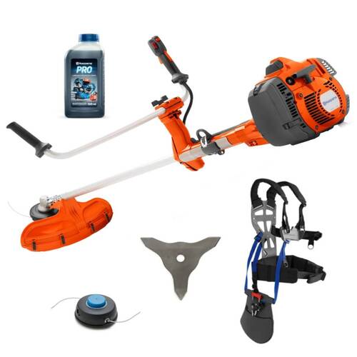 Kit Roçadeira a gasolina 2,8 hp 545RX + Óleo para motor motosserra e roçadeira 500 ml PRO Kit Roçadeira a gasolina 2,8 hp 545RX + Óleo para motor motosserra e roçadeira 500 ml PRO