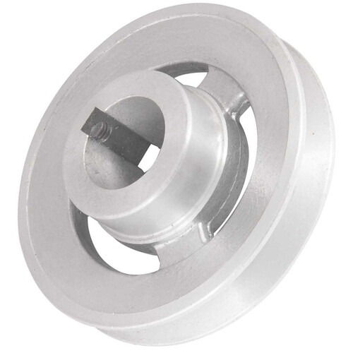 Polia de alum�nio 1 canal perfil A 100 mm com furo de 28 mm - 6677028100