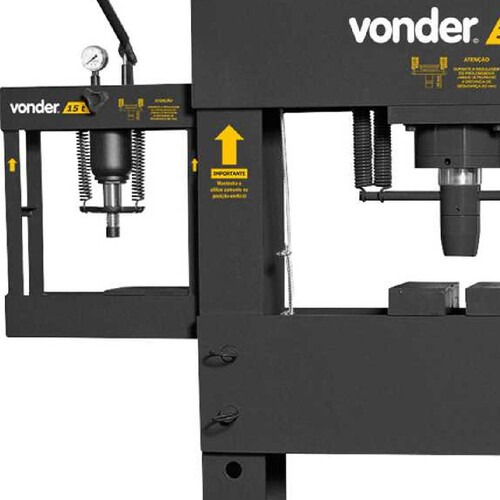 Prensa hidráulica capacidade 100 T c/ auxiliar 15 T - 6810100015 Prensa hidráulica capacidade 100 T c/ auxiliar 15 T - 6810100015