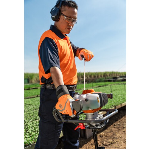 Perfurador de solo a gasolina 52 cc com broca 73 x 20 cm - 541EA