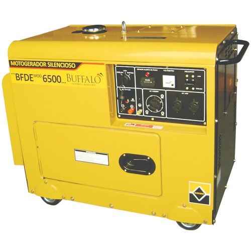 Gerador de energia 5,5 Kva a diesel partida elétrica monofásico - BFDE 6.500 Gerador de energia 5,5 Kva a diesel partida elétrica monofásico - BFDE 6.500