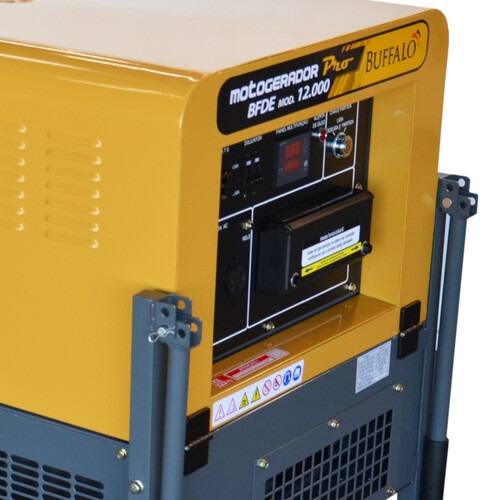 Gerador de energia 12 Kva a diesel cabinado partida elétrica monofásico - BFDE 12.000 Gerador de energia 12 Kva a diesel cabinado partida elétrica monofásico - BFDE 12.000