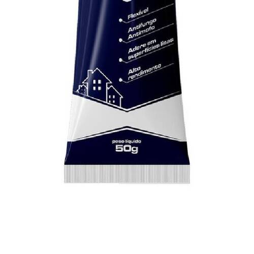 Silicone ac�tico para uso geral 50 gramas Blister - PT0500010