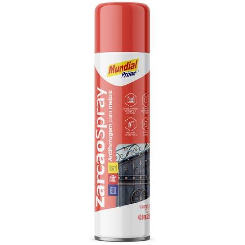 Zarc�o spray fundo antiferrugem para metais 400 ml - AE0100162