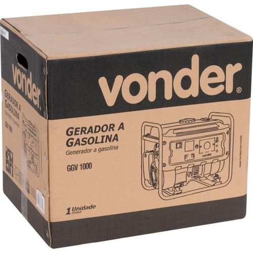 Gerador de energia 1Kva a gasolina monof�sico 4 tempos - GGV 1000  110V