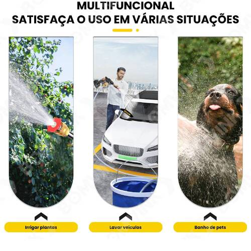 Lavadora de alta pressão a bateria 21V com 2 baterias e acessórios - BOM-7001 110V/220V Lavadora de alta pressão a bateria 21V com 2 baterias e acessórios - BOM-7001 110V/220V