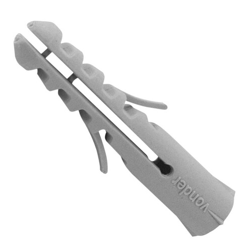 Bucha de nylon para fixa��o 6 mm com 10 pe�as 