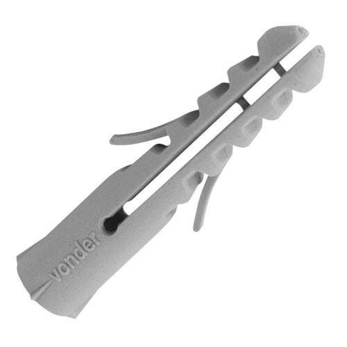 Bucha de nylon para fixa��o 6 mm com 10 pe�as 