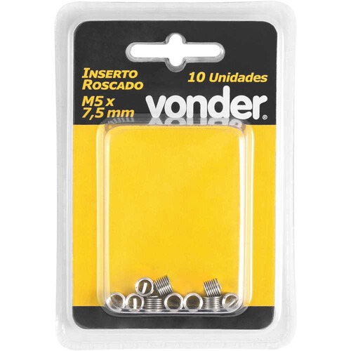 Inserto roscado M5 x 7,5 mm Inserto roscado M5 x 7,5 mm